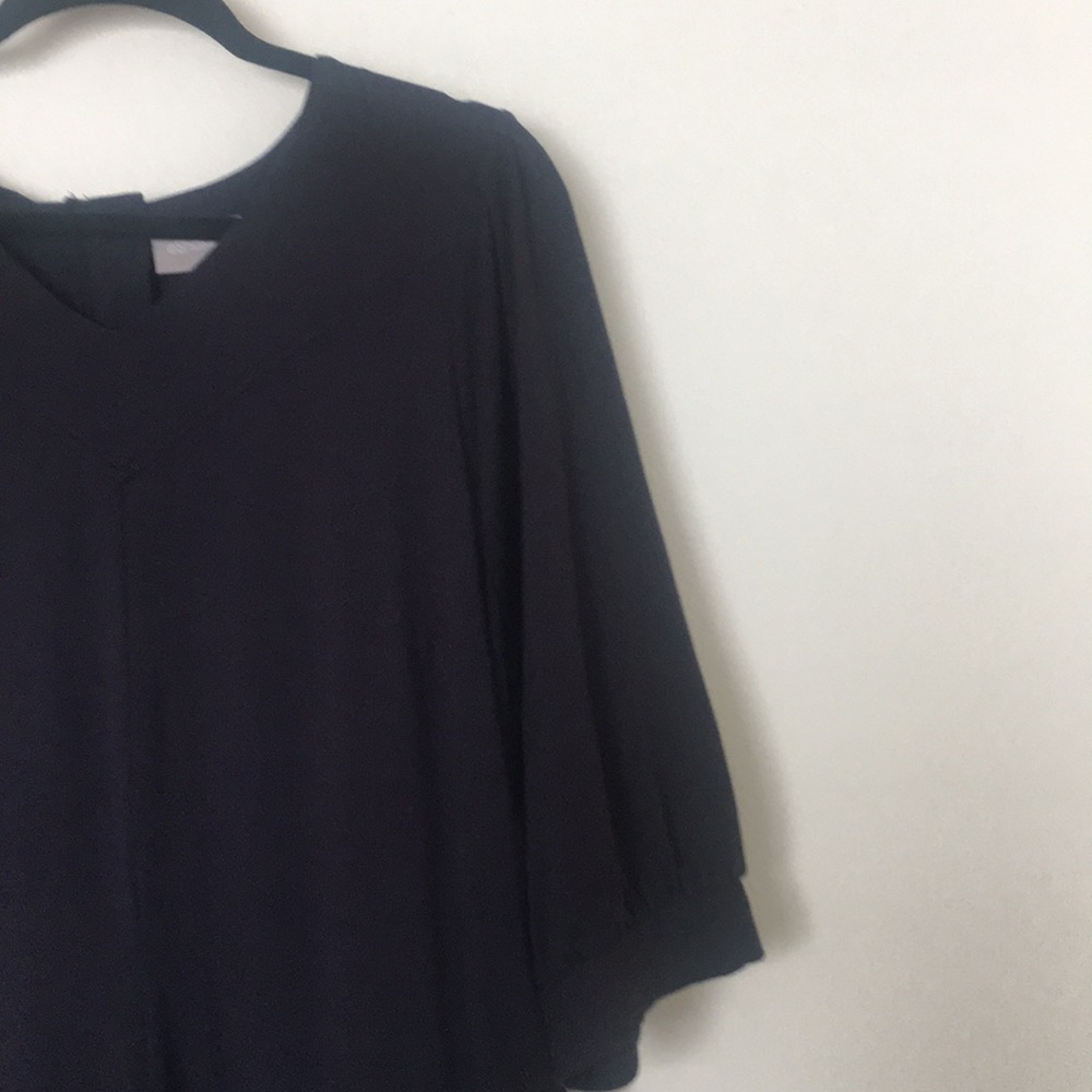 Eshakti Navy Shift Dress w/ Zip Back & Pockets